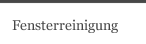 Fensterreinigung